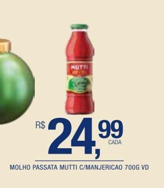 DB Supermercados Molho passata mutti c/manjericao 700g vd oferta