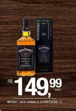 Whisky jack daniels c/cartucho 1l