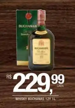 DB Supermercados Whisky buchanas 12y 1l oferta