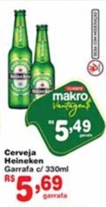 Supermercado Precito Cerveja Heineken 330ml oferta