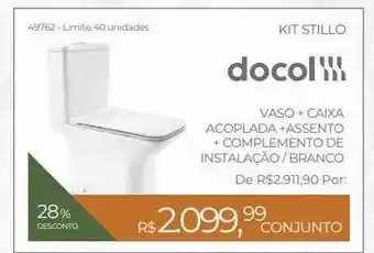 ABC da Construção Kit stillo docol 28% desconto oferta