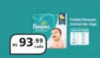 Fraldas pampers confort sec giga