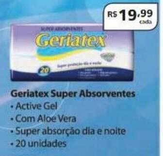 Drogarias Tamoio Geriatex super absorventes oferta