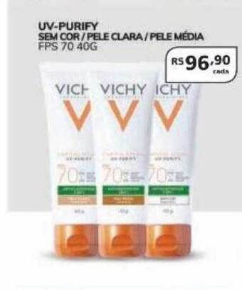 Uv-purify sem cor pele clara pele média fps 70
