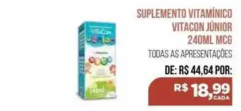 Farma Conde Suplemento vitamínico vitacon júnior 240ml mcg oferta