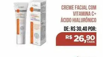 Farma Conde Creme facial com vitamina c+ ácido hialurônico oferta