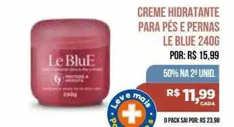 Farma Conde Creme hidratante para pés e pernas le blue oferta