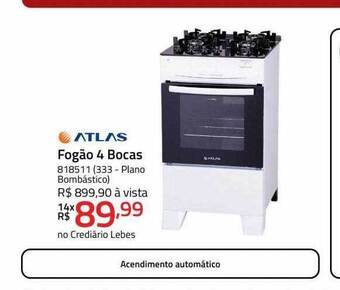 Atlas fogão 4 bocas
