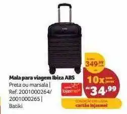 Mala para viagem ibiza abs batiki
