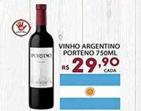 Supermercado Porecatu Vinho argentino porteno oferta