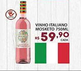 Supermercado Porecatu Vinho italiano mosketo oferta