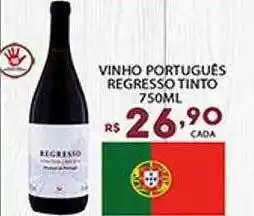 Supermercado Porecatu Vinho português regresso tinto oferta
