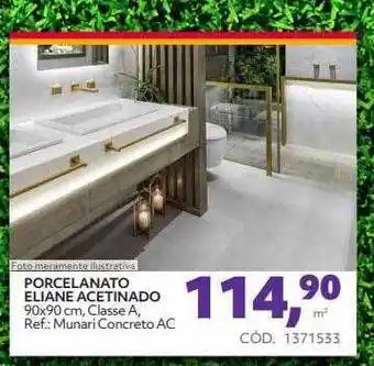 Tumelero Porcelanato eliane acetinado oferta