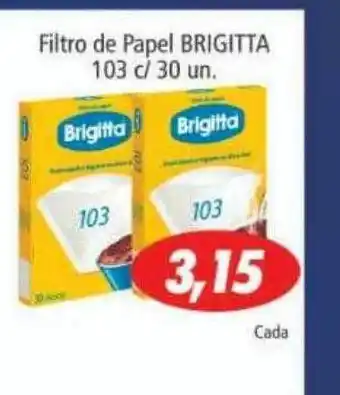 Alvorada Supermercados Filtro de papel brigita 103 c- 30 oferta