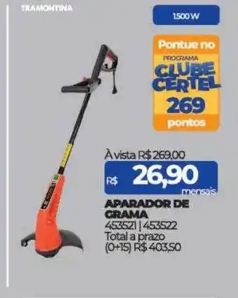 Tramontina aparador de grama 1500w