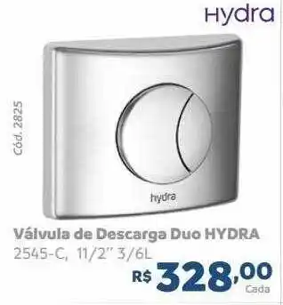 Válvula de descarga duo hydra