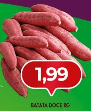 Supermercados Cristal Batata Doce 1kg oferta