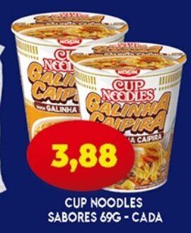 Cup Noodles Sabores 69g - cada
