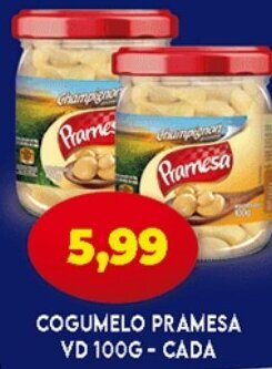 Cogumelo Pramesa Vd 100g - cada
