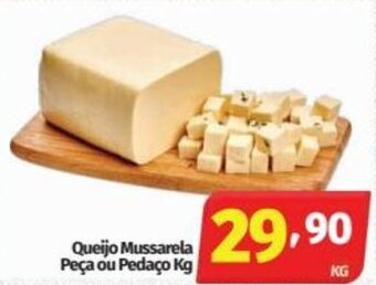 Bigmart Queijo Mussarela peca ou pedaco 1kg oferta