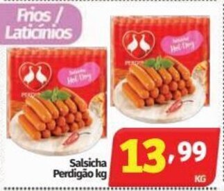 Bigmart Salsicha Perdigao 1kg oferta