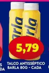 Talco Antisseptico Barla 80g - cada