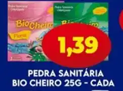 Supermercados Cristal Pedra Sanitaria Bio Cheiro 25g - cada oferta