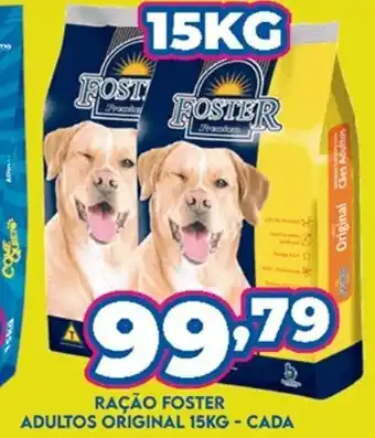 Racao Foster Adultos Original 15kg - cada