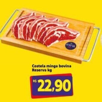 Extra Supermercado Costela Minga Bovina Reserva 1kg oferta