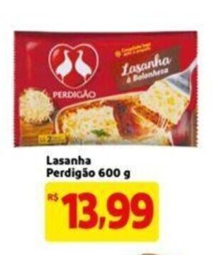 Extra Supermercado Lasanha Perdigao 600g oferta