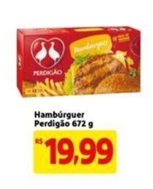 Extra Supermercado Hamburguer Perdigao 672g oferta
