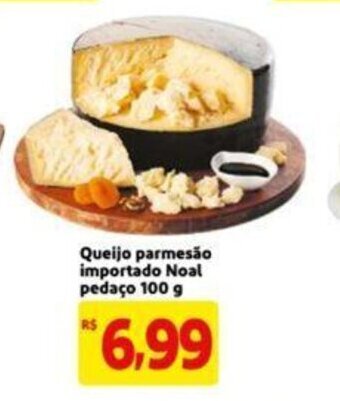 Queijo Parmesao Importado Noal pedaco 100g