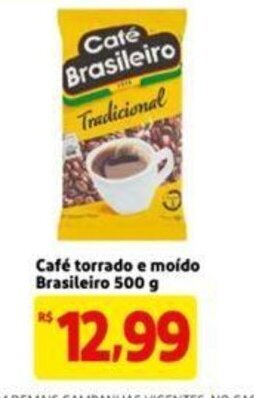 Extra Supermercado Cafe Torrado e moido Brasileiro 500g oferta