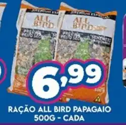 Racao All Bird Papagaio 500g cada