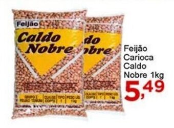 Rossi Supermercado Feijao Carioca Caldo Nobre 1kg oferta