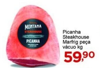 Rossi Supermercado Picanha Steakhouse Marfrig peca vacuo 1kg oferta