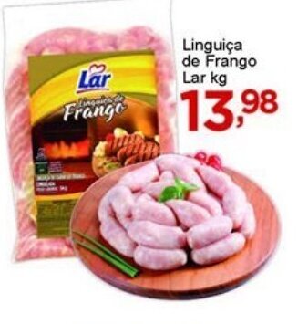 Rossi Supermercado Linguica de Frango Lar 1kg oferta