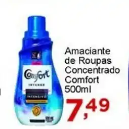 Rossi Supermercado Amaciante de Roupas Concentrado Comfort 500ml oferta