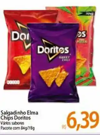 Atacadão Salgadinho Elma Chips Doritos 84g/78g oferta