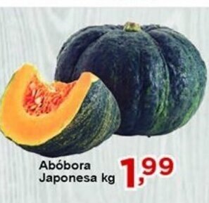 Rossi Supermercado Abobora Japonesa 1kg oferta