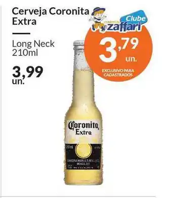 Zaffari Cerveja Coronita Extra 210ml oferta