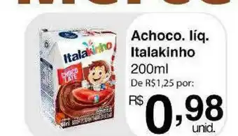 Achoco. Líq. Italakinho 200ml