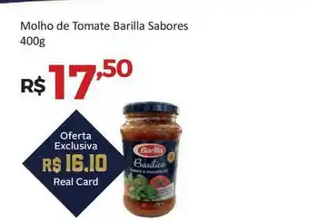 Villarreal Supermercados Molho De Tomate Barilla Sabores 400g oferta