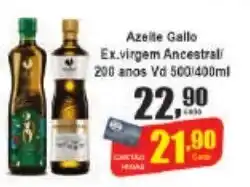 Higa's Supermercado Azeite Gallo Extra Virgem Ancestral oferta