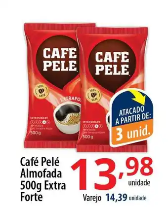 Café pelé almofada extra forte