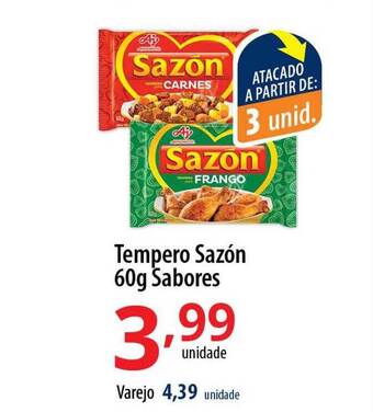 Tempero sazón sabores