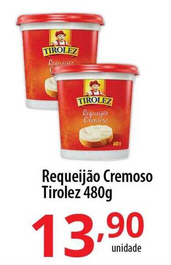 Requeijão cremoso tirolez