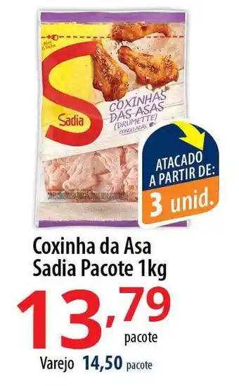 Akki Atacadista Coxinha da asa sadia pacote oferta