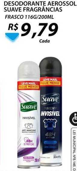Assaí Atacadista Desodorante aerossol suave fragrâncias oferta