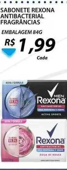 Assaí Atacadista Sabonete rexona antibacterial fragrâncias oferta